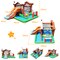 Kids Bounce House with Ball Pit Slide and Climbing Wall Inflatable Play Area for Backyard Fun with 550W Blower